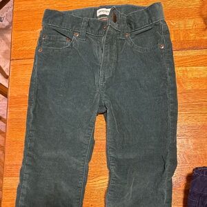 Hunter green corduroy